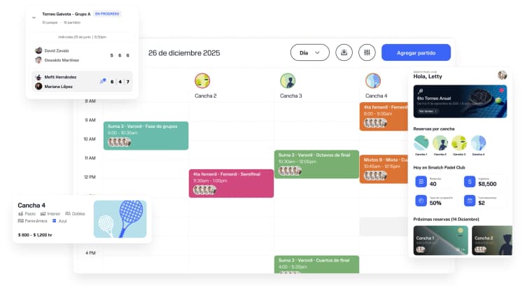Panel de administración de Smatch