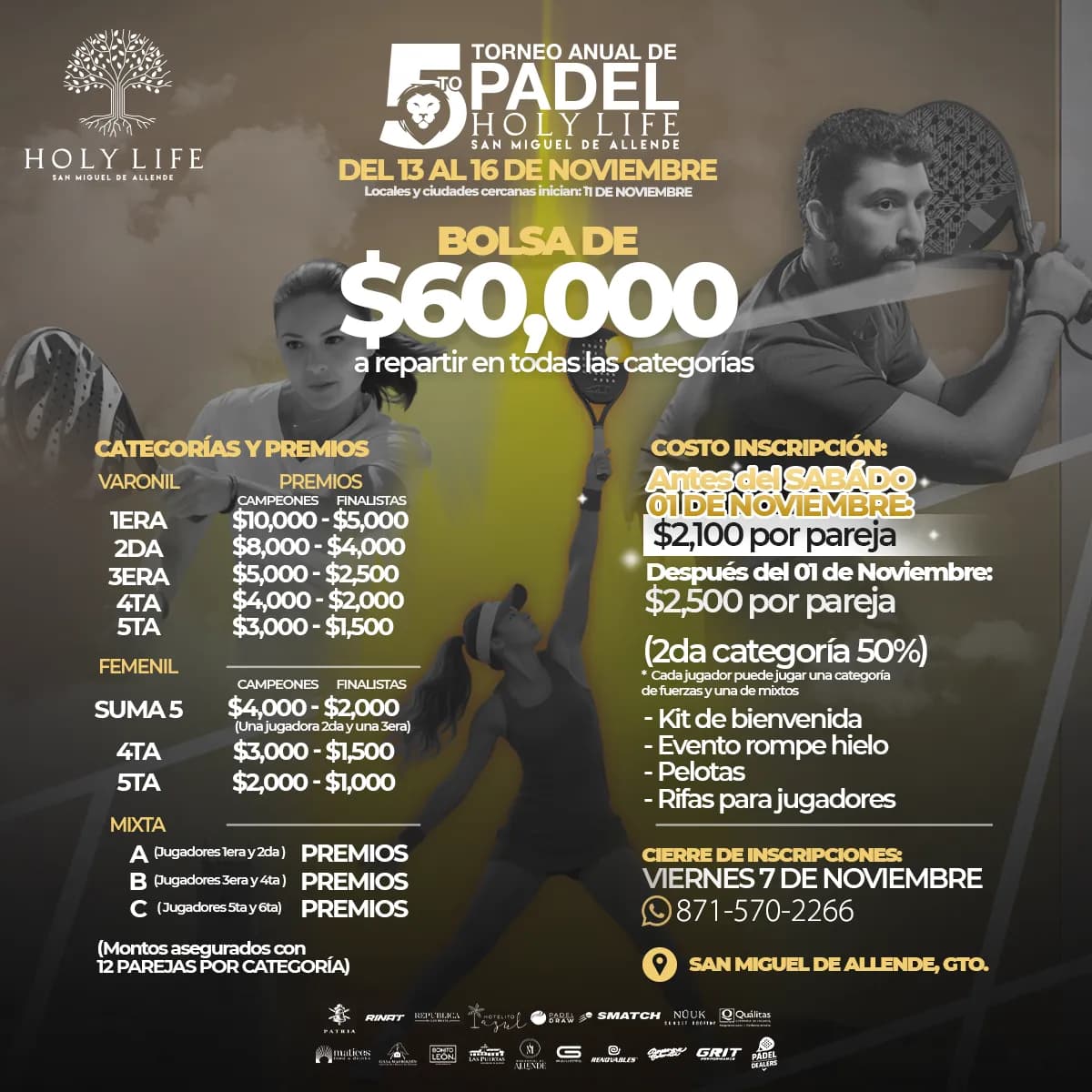 5to Torneo Anual Holy Life Club